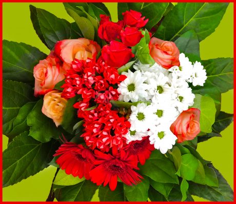 Bouquet rouge Autant de Fleurs Aubagne